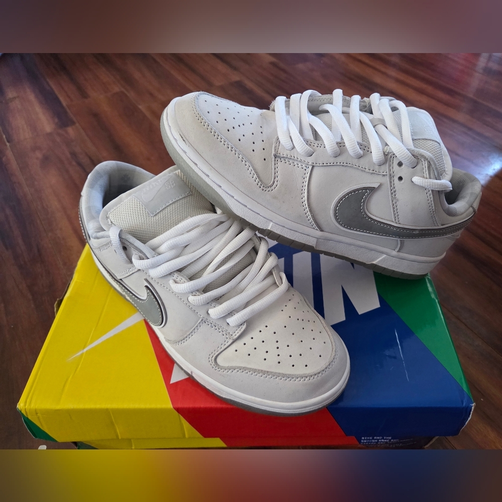 Men's Nike SB Dunk Low OG QS "White Lobster" FD8776-100 Size 7
